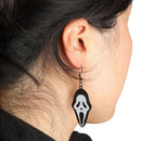 Scream Ghostface Oversized Character and Stud Earrings Set