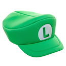 Super Mario Bros Luigi Patch Men's Green Beret Cap, One Size