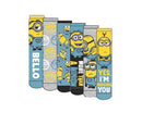 Minions Adult Casual Crew Socks, 6-Pack, Size 10-13