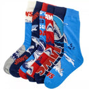 Jaws Ivory Adult Casual Crew Socks, 6-Pack, Size 10-13