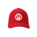 Super Mario Bros Mario Flex Fit Hat, Red, One Size