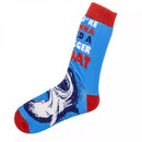 Jaws Ivory Adult Casual Crew Socks, 6-Pack, Size 10-13