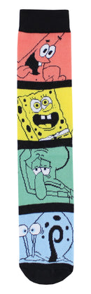 Spongebob Squarepants Adult Casual Crew Socks, 6-Pack, 10-13