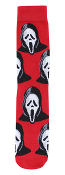 Scream Ghostface Call Me Adult Casual Crew Socks, 6-Pack, Size 10-13