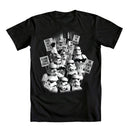 Star Wars Men's Stormtrooper Rally Black T-Shirt, Small