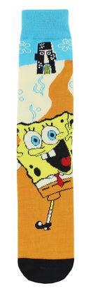 Spongebob Squarepants Adult Casual Crew Socks, 6-Pack, 10-13