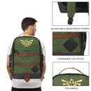 The Legend of Zelda Hyrule Crest Adult Backpack, Green, 17"