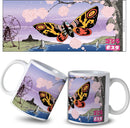Godzilla Mothra Blossoms Coffee Mug, 11oz
