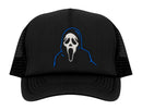 Ghostface Cape and Mask Embroidered Logo Trucker Hat
