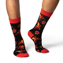 Dice and Dragons Men's Socks, Shoe Size 7-12 (OSFM)