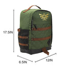 The Legend of Zelda Hyrule Crest Adult Backpack, Green, 17"