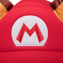 Super Mario Raccoon Cosplay Hat With Ears, Red, One Size