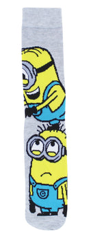 Minions Adult Casual Crew Socks, 6-Pack, Size 10-13