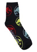Jurassic Park Men's Quarter Socks, 3-Pack, 10-13