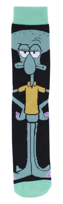 Spongebob Squarepants Adult Casual Crew Socks, 6-Pack, 10-13