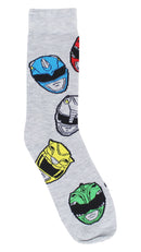 Power Rangers Red Ranger Adult Casual Crew Socks, 3-Pack, 10-13