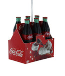 Coca-Cola Six Pack Ornament, 3"