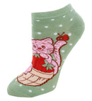 Strawberry Shortcake Ladies Low-Cut Socks, 5-Pair, 9-11