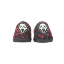 Scream Ghostface Mask & Blood Splatter Adult Black Scuffs, Small