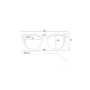 Johnny Fly Runway Mint Sunday / Smoke Gradient Polarized Sunglasses