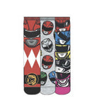 Power Rangers Red Ranger Adult Casual Crew Socks, 3-Pack, 10-13