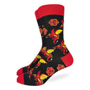Dice and Dragons Men's Socks, Shoe Size 7-12 (OSFM)