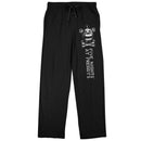 Five Nights At Freddy's Freddy Fazbear Crossbones Men's Sleep Pants, Black