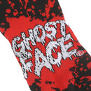Scream Ghostface Mask with Text and Splatter Men's Athletic Crew Socks, 10-13