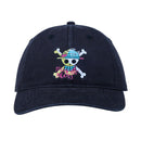 Bioworld One Piece Live Action Straw Hat Pirates Logo Adult Black Unstructured Baseball Cap