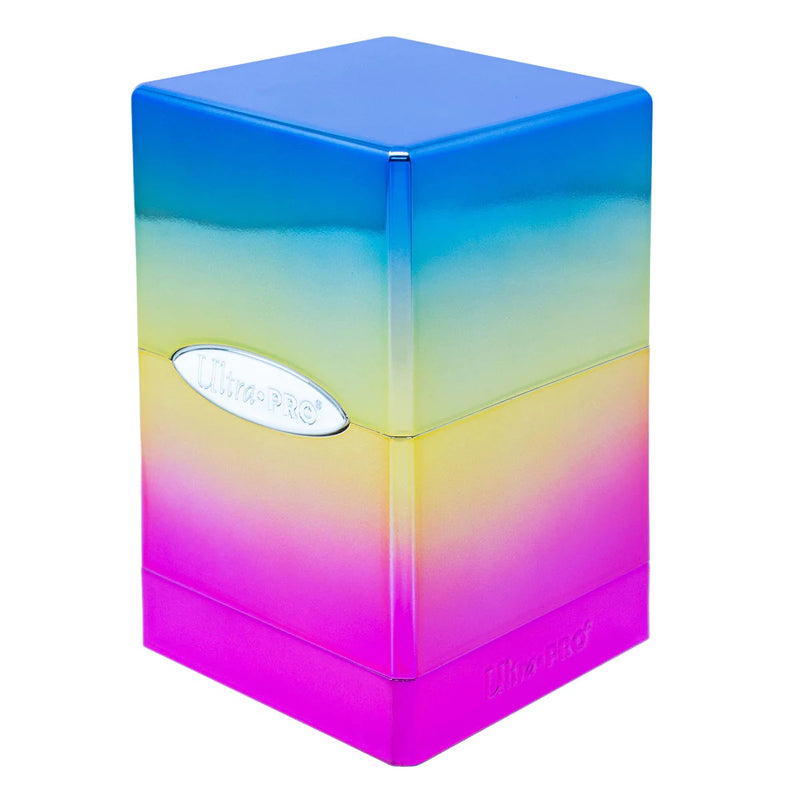 Rainbow Satin Tower Deck Box
