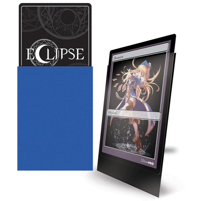 Eclipse Gloss Small Deck Protector Sleeves (60ct), Pacific Blue