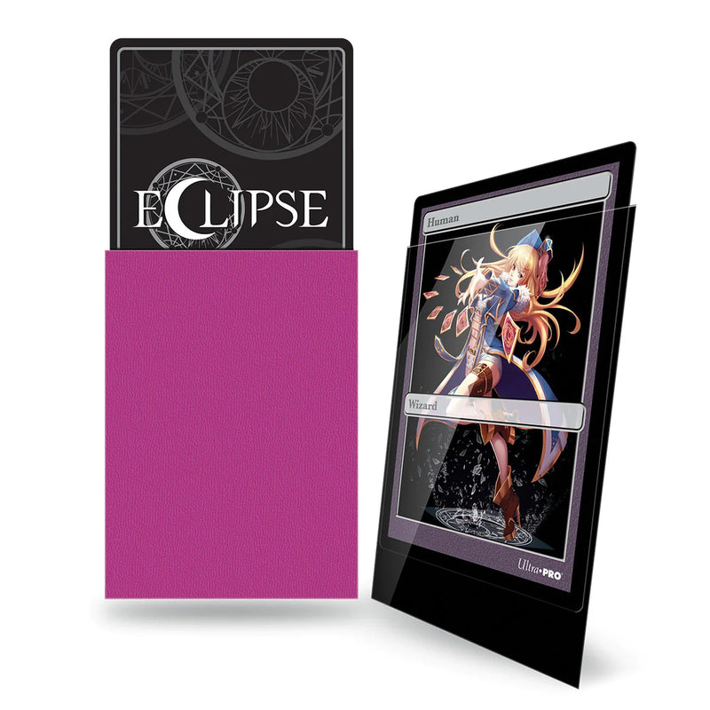 Eclipse Gloss Small Deck Protector Sleeves (60ct), Hot Pink