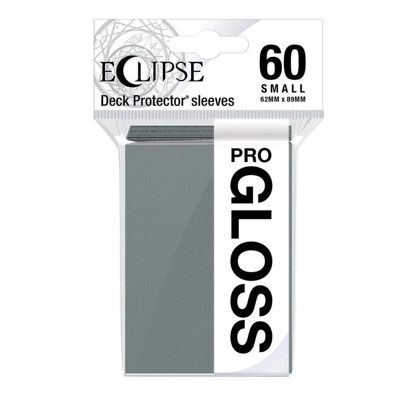 Eclipse Gloss Small Deck Protector Sleeves (60ct), Smoke Grey