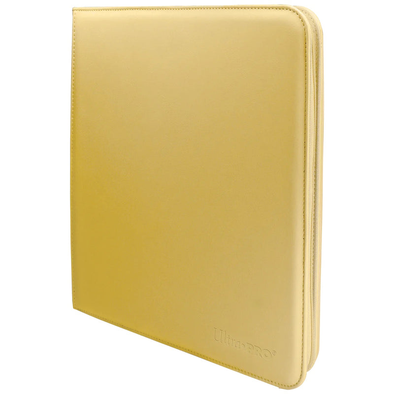 Vivid 12-Pocket Zippered PRO-Binder, Yellow