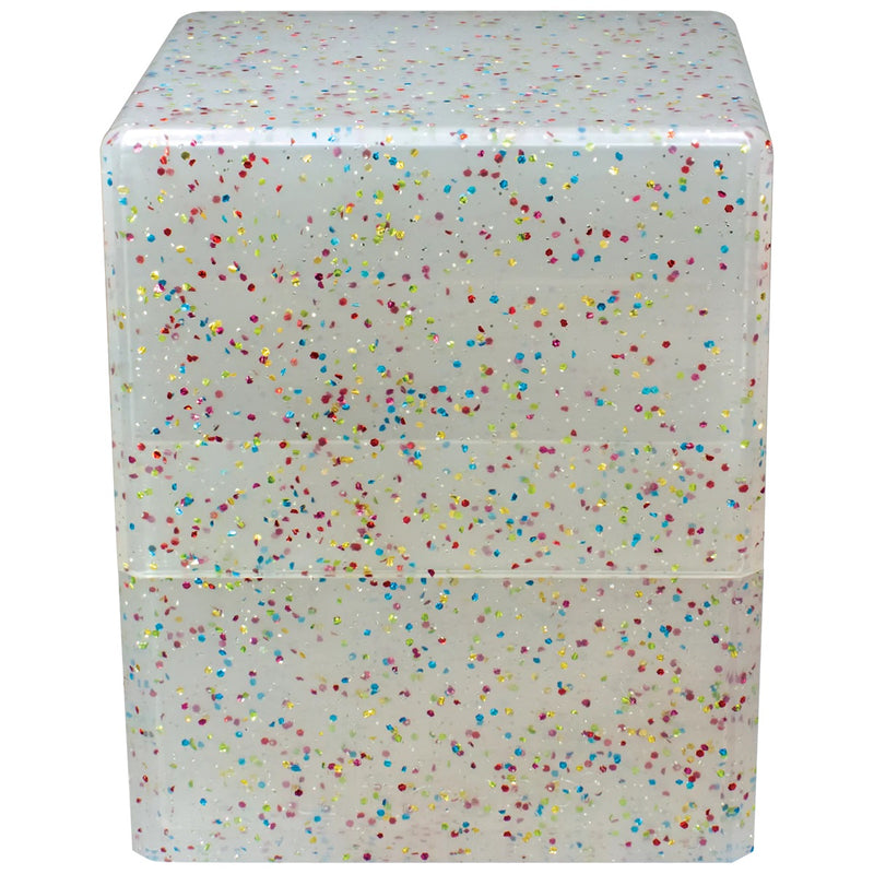 Glitter Satin Deck Cube, Crystal