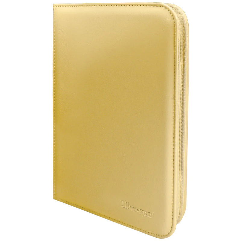 Vivid 4-Pocket Zippered PRO-Binder, Yellow