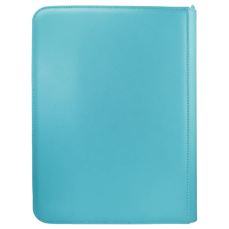 Vivid 9-Pocket Zippered PRO-Binder, Light Blue