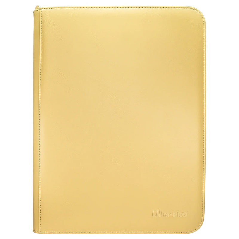 Vivid 9-Pocket Zippered PRO-Binder, Yellow
