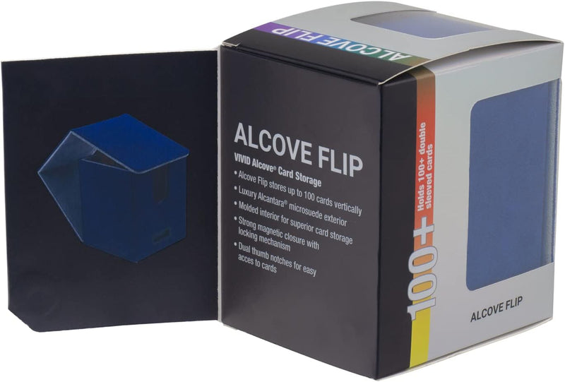 Vivid Deluxe Alcove Flip Deck Box, Blue