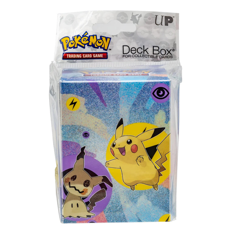 Pikachu & Mimikyu Full-View Deck Box for Pokémon