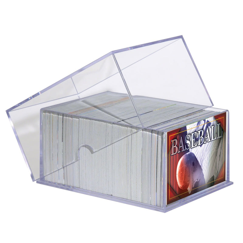 2-Piece Clear 250 Card Storage Box