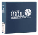 3" Baseball Trading Card Album, Blue