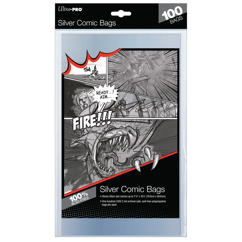 Silver Age Size Comic Bags (100ct)