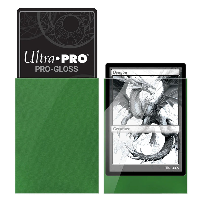 PRO-Gloss Standard Deck Protector Sleeves, 100ct, Green