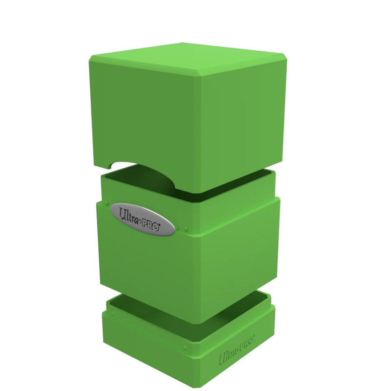 Classic Satin Tower Deck Box, Lime Green