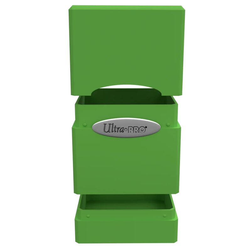 Classic Satin Tower Deck Box, Lime Green