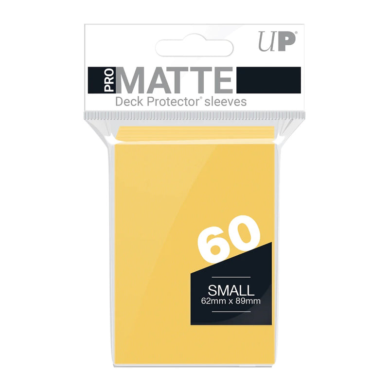 PRO-Matte Small Deck Protector Sleeves (60ct), Yellow