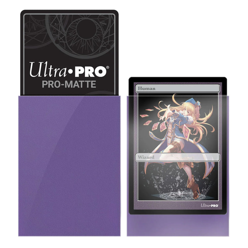 PRO-Matte Small Deck Protector Sleeves (60ct), Purple