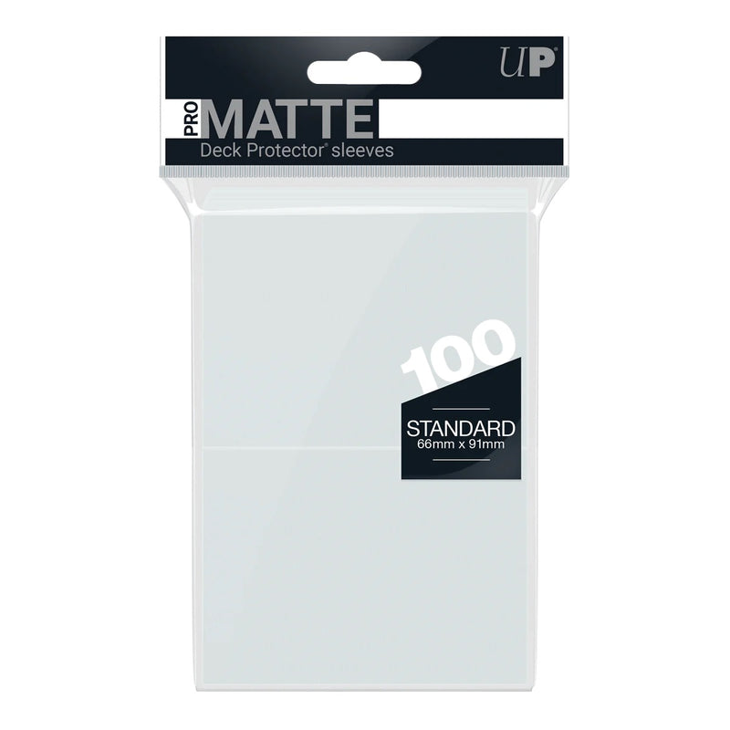 PRO-Matte Standard Deck Protector Sleeves, 100ct, Clear
