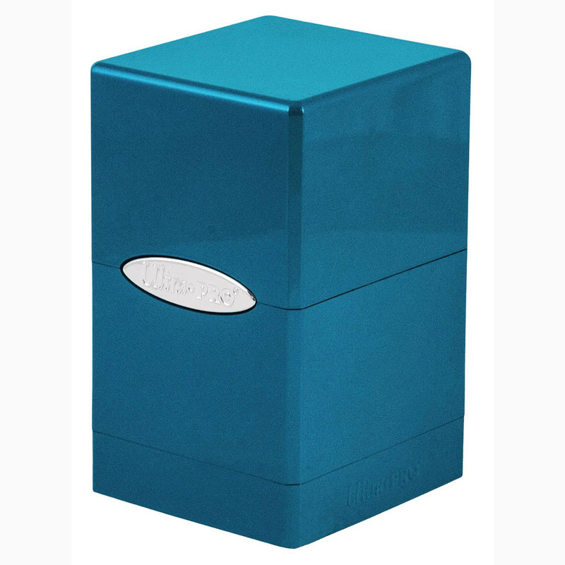 Hi-Gloss Satin Tower Deck Box, Ice Blue